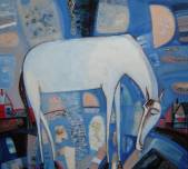 White horse.(sold)  » Click to zoom ->
